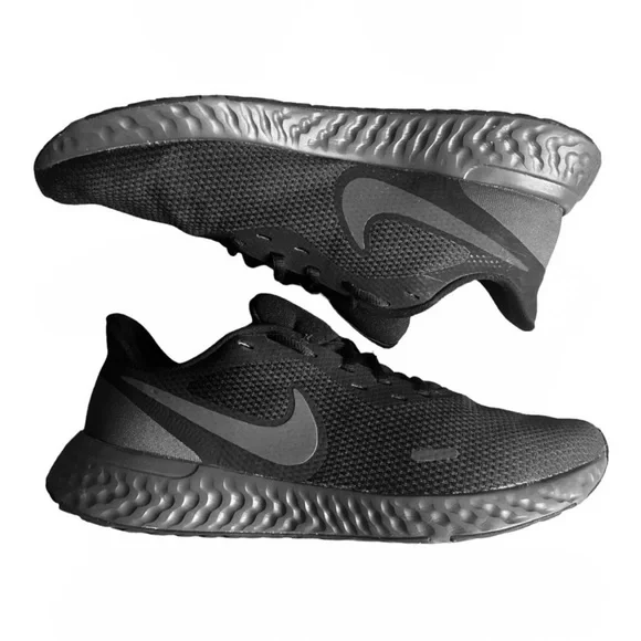 NIKE REVOLUTION 6 RUNNING SNEAKER IN BLACK/ ANTHRACITE - Picture 10 of 13